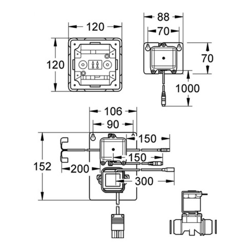 Grohe Austausch Elektronik RADAR für Urinal