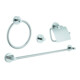 Grohe Bad-Set Essentials Chrom, 4 in 1, verdeckte Befestigung-1