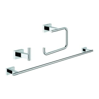 Grohe Bad-Set Essentials Cube 3 in 1, verdeckte Befestigung, chrom