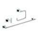 Grohe Bad-Set Essentials Cube 3 in 1, verdeckte Befestigung, chrom-1