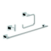 Grohe Bad-Set Essentials Cube 3 in 1, verdeckte Befestigung, chrom