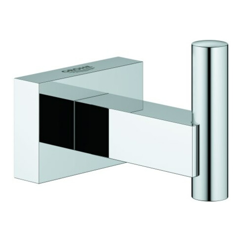 Grohe Bademantelhaken Essentials Cube verdeckte Befestigung, chrom