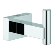 Grohe Bademantelhaken Essentials Cube verdeckte Befestigung, chrom
