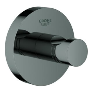 Grohe Bademantelhaken Essentials hard graphite, verdeckte Befestigung