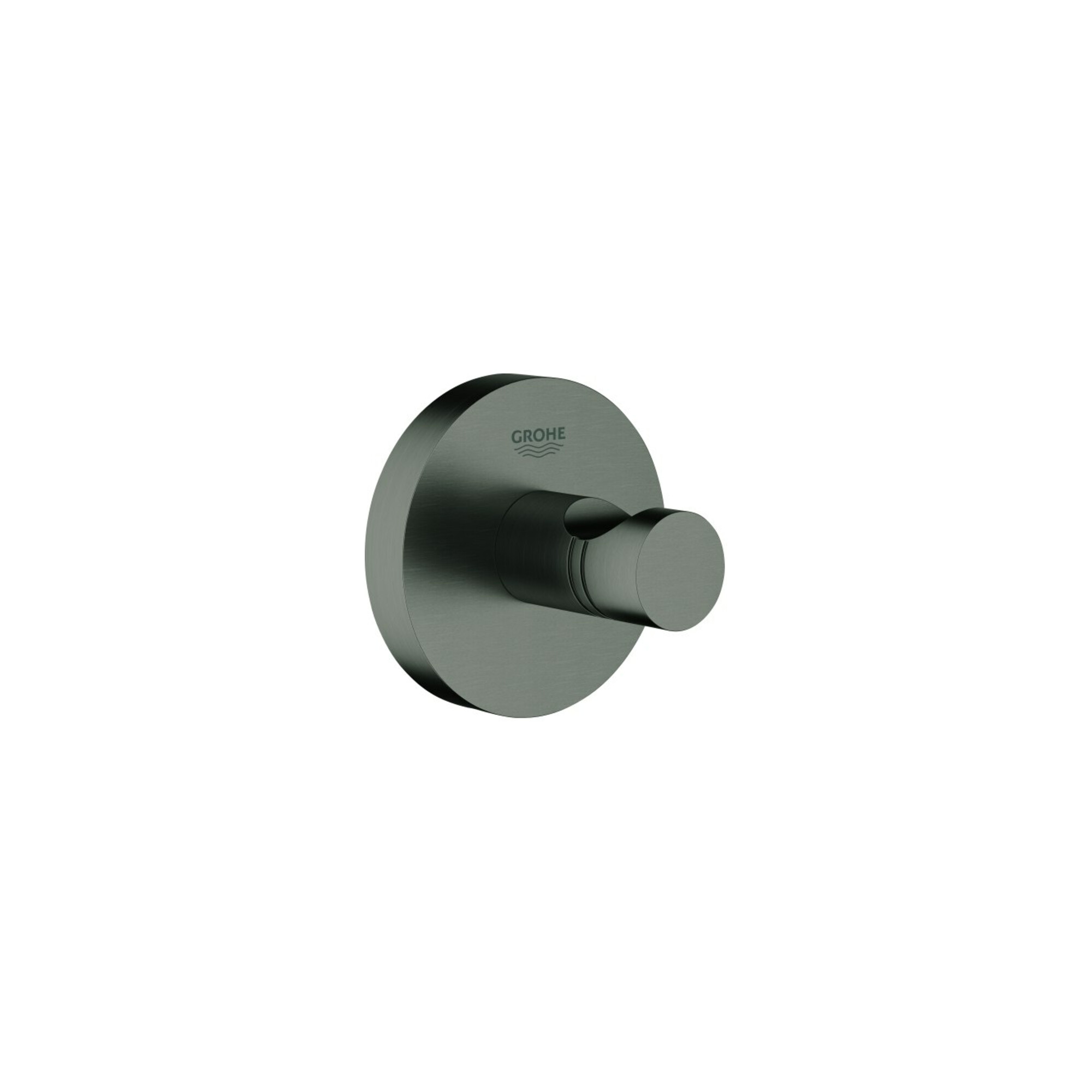 Grohe Bademantelhaken Essentials verd. Befestig., hard graphite gebürstet