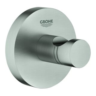 Grohe Bademantelhaken Essentials verdeckte Befestigung, supersteel