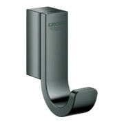 Grohe Bademantelhaken Selection hard graphite, einfach
