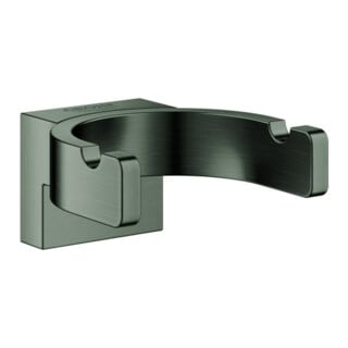Grohe Bademantelhaken Selection hard graphite gebürstet, doppelt