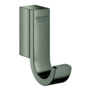 Grohe Bademantelhaken Selection hard graphite gebürstet, einfach