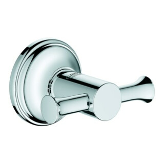 Grohe Bademantelhalter Essentials Authentic chrome, fixation dissimulée