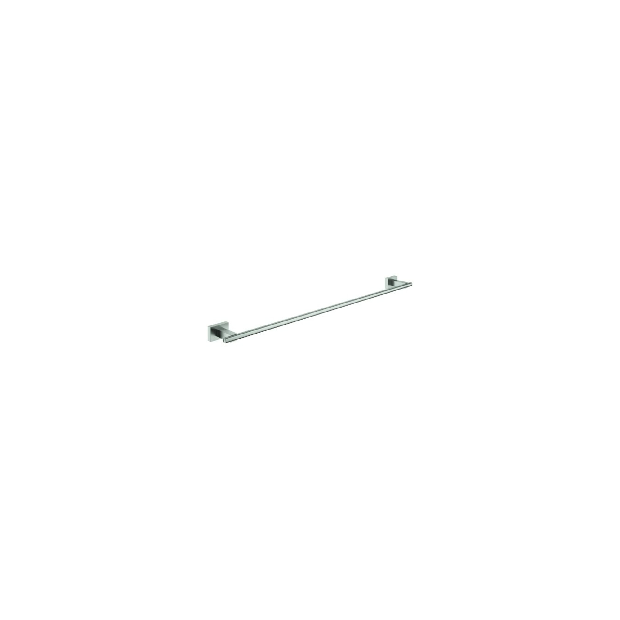 Grohe Badetuchhalter Essentials Cube 60cm, verdeckte Befestigung, supersteel