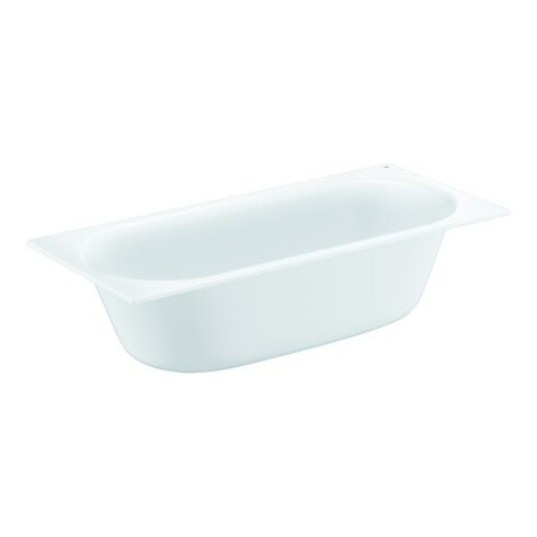Grohe Baignoire Essence 180x45x80cm, îlot, avec trop-plein, blanc alpin
