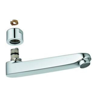 Grohe Bec en fonte 440453 177mm pour robinetterie murale Eichelberg chrome