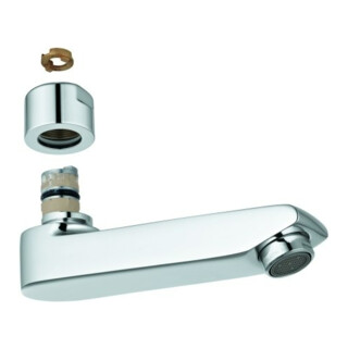 Grohe Bec verseur 440452 117 mm pour robinet mural WT Eichelberg chrome