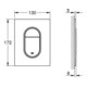 Grohe Betätigungsplatte ARENA COSMOPOLITAN S 130 x 172 mm supersteel-2