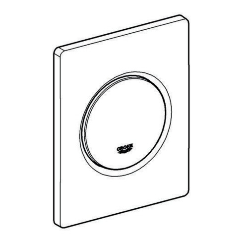 Grohe Betätigungsplatte NOVA COSMOPOLITAN 116 x 144 mm alpinweiß