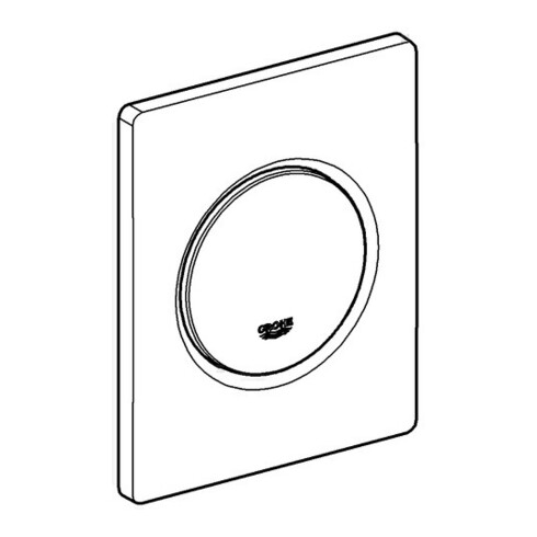 Grohe Betätigungsplatte NOVA COSMOPOLITAN 116 x 144 mm alpinweiß