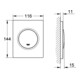 Grohe Betätigungsplatte NOVA COSMOPOLITAN 116 x 144 mm alpinweiß-5