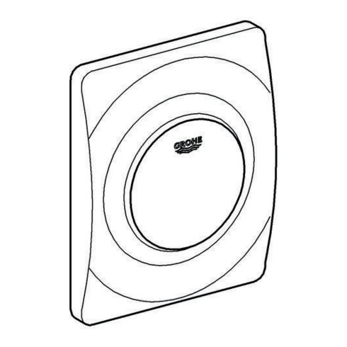 Grohe Betätigungsplatte SURF 116 x 144 mm chrom