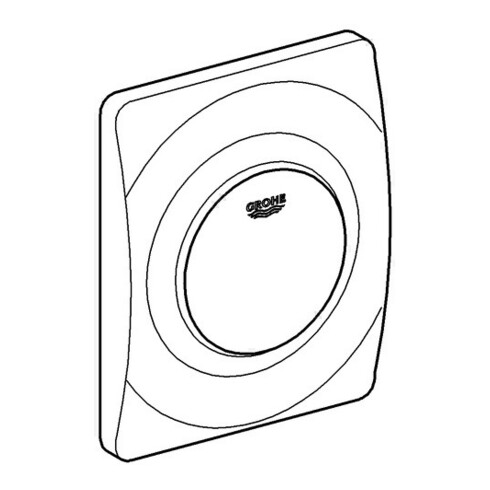Grohe Betätigungsplatte SURF 116 x 144 mm chrom