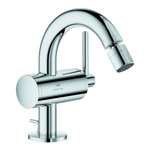 Grohe Bidet-Einhebelmischer Atrio 1/2", Ablaufgarnitur, chrom
