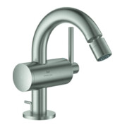 Grohe Bidet-Einhebelmischer Atrio 1/2", Ablaufgarnitur, supersteel