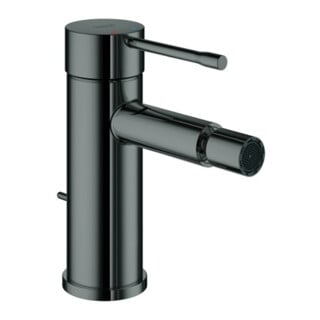 Grohe Bidet-Einhebelmischer Essence 1/2", mit Ablaufgarnitur, hard graphite