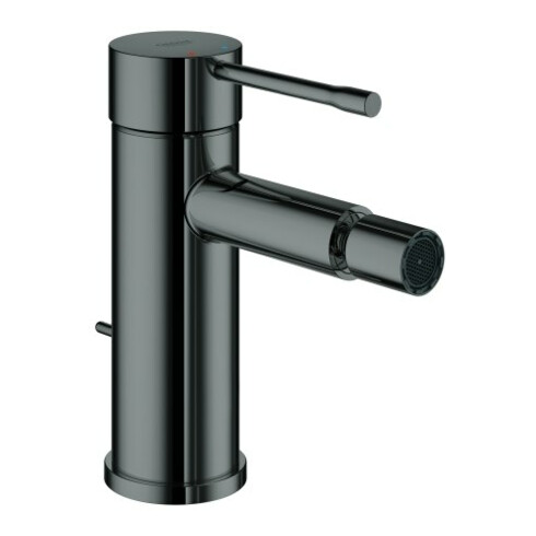 Grohe Bidet-Einhebelmischer Essence 1/2", mit Ablaufgarnitur, hard graphite
