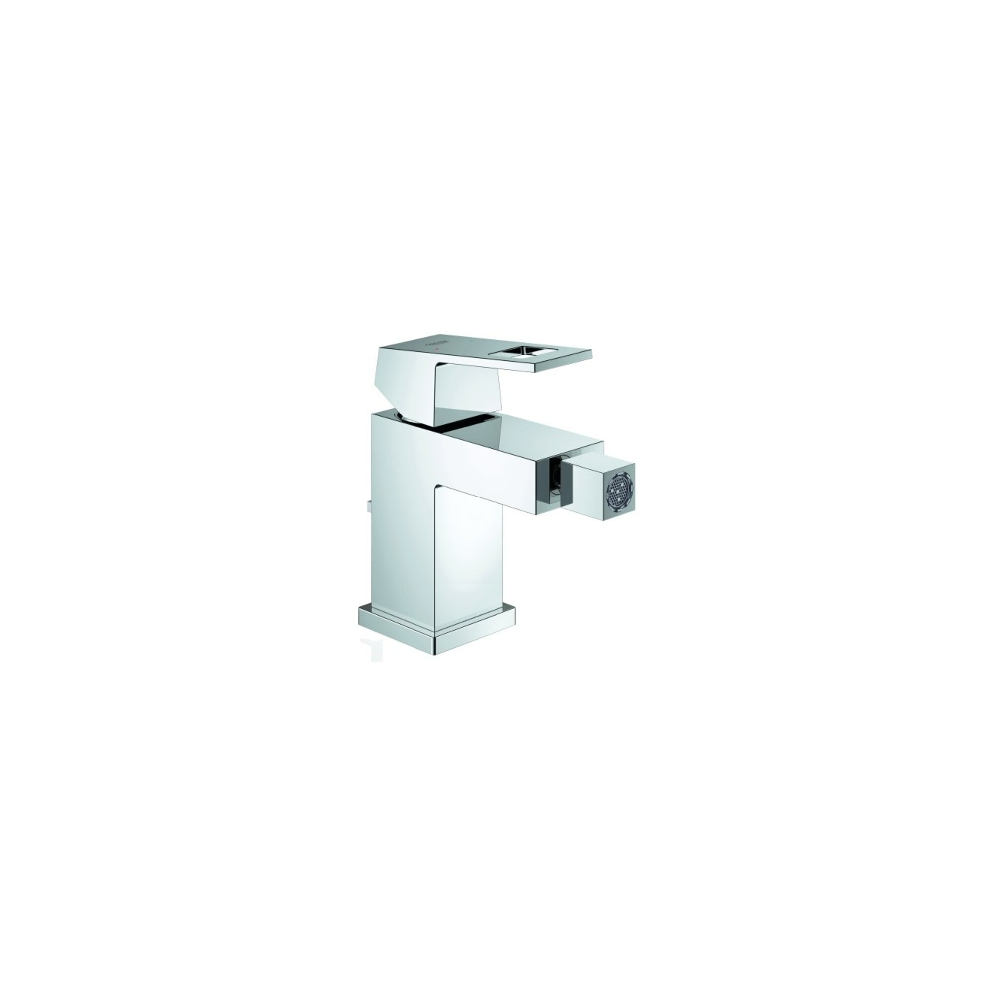Grohe Bidet-Einhebelmischer Eurocube 1/2", mit Ablaufgarnitur, chrom