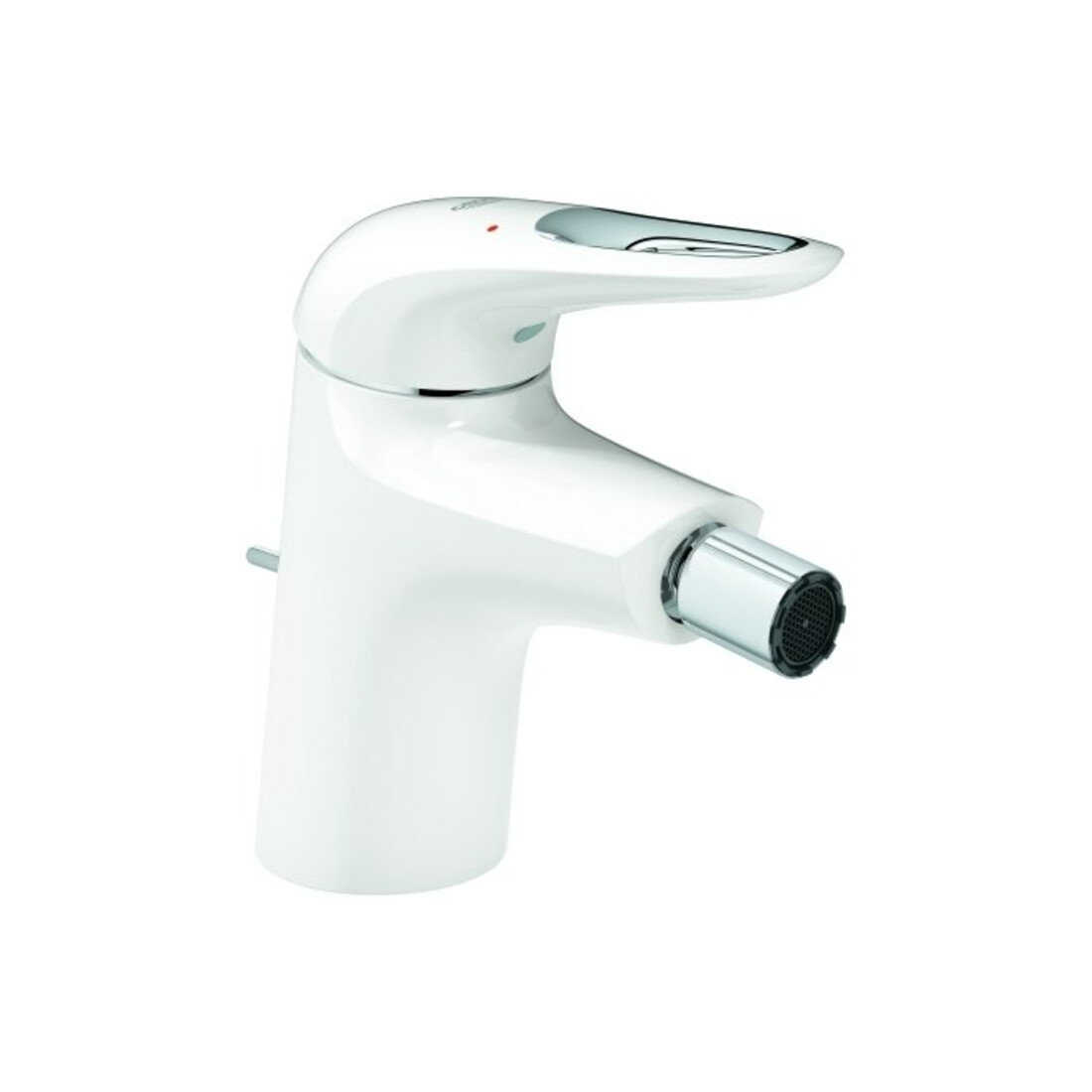 Grohe Bidet-Einhebelmischer Eurostyle moon White, mit Ablaufgarnitur
