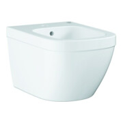 Grohe Bidet mural Euro céramique blanc alpin, 1 trou mitigeur avec trop-plein