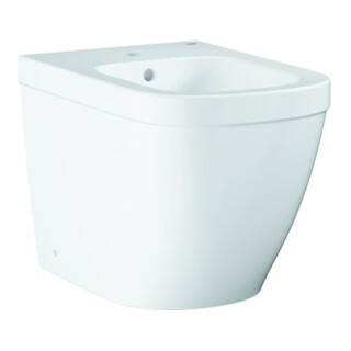 Grohe Bidet sur pied Euro Céramique blanc alpin, 1 trou robinet avec trop-plein