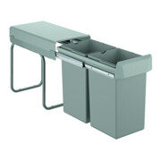 Grohe Blue Mülltrennsystem 30cm, zweifach, 2x 15 l, grau