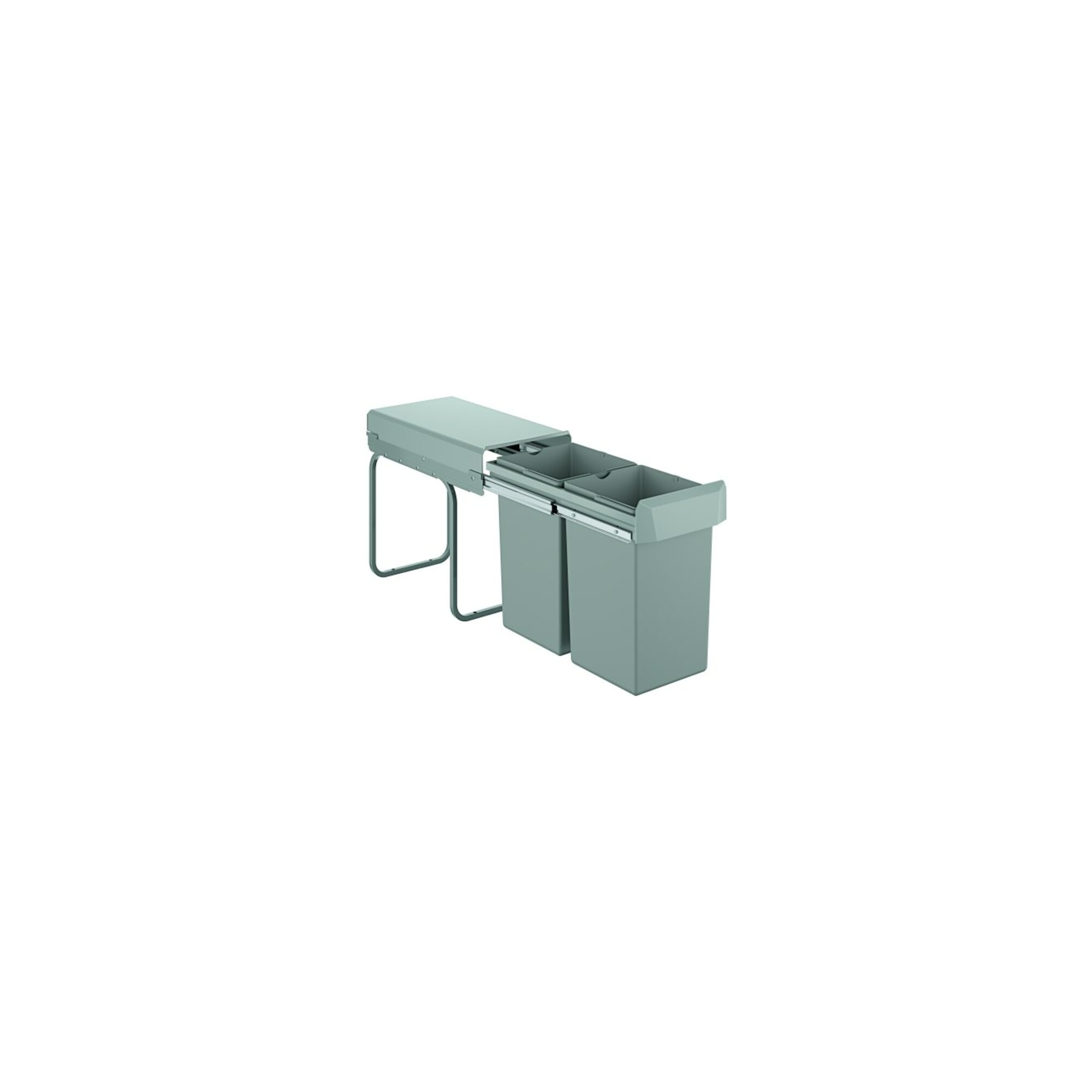 Grohe Blue Mülltrennsystem 30cm, zweifach, 2x 15 l, grau