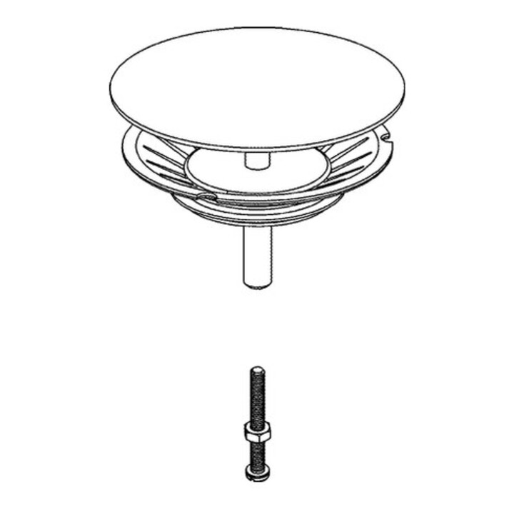 Grohe Bouchon 42577 pour évier de cuisine en acier inoxydable