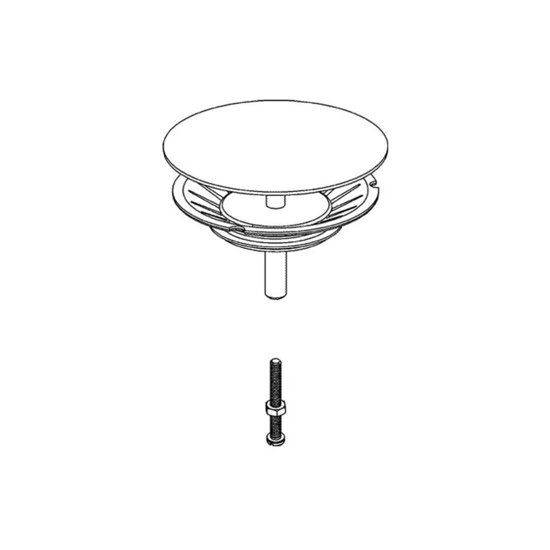 Grohe Bouchon 42577 pour évier de cuisine en acier inoxydable
