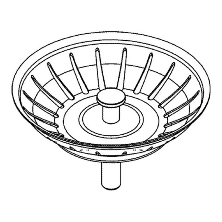 Grohe Bouchon 42580 pour évier de cuisine en acier inoxydable