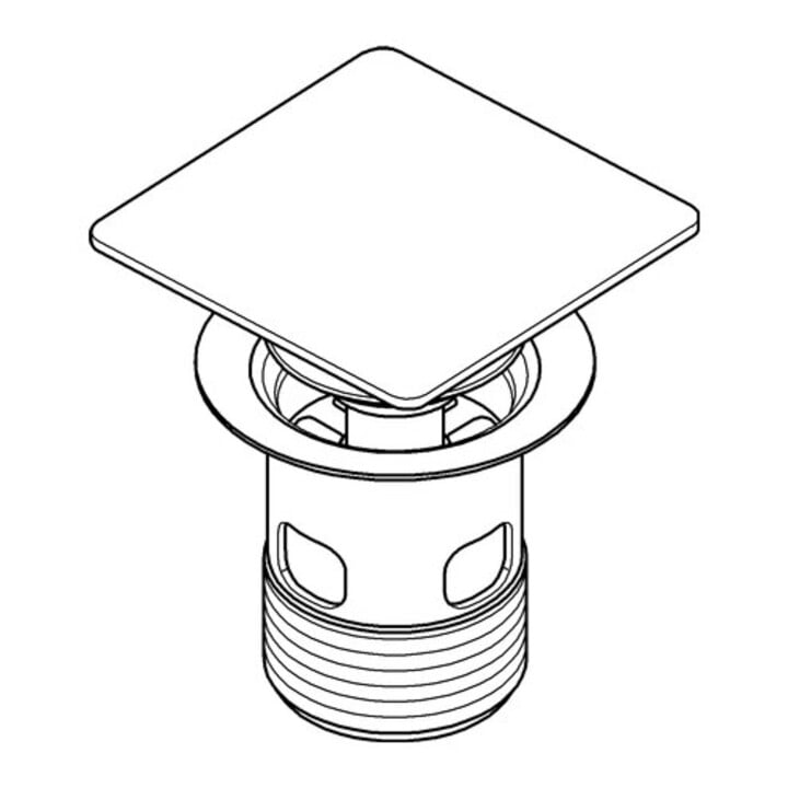 Grohe Bouchon de vidange avec calice, supersteel