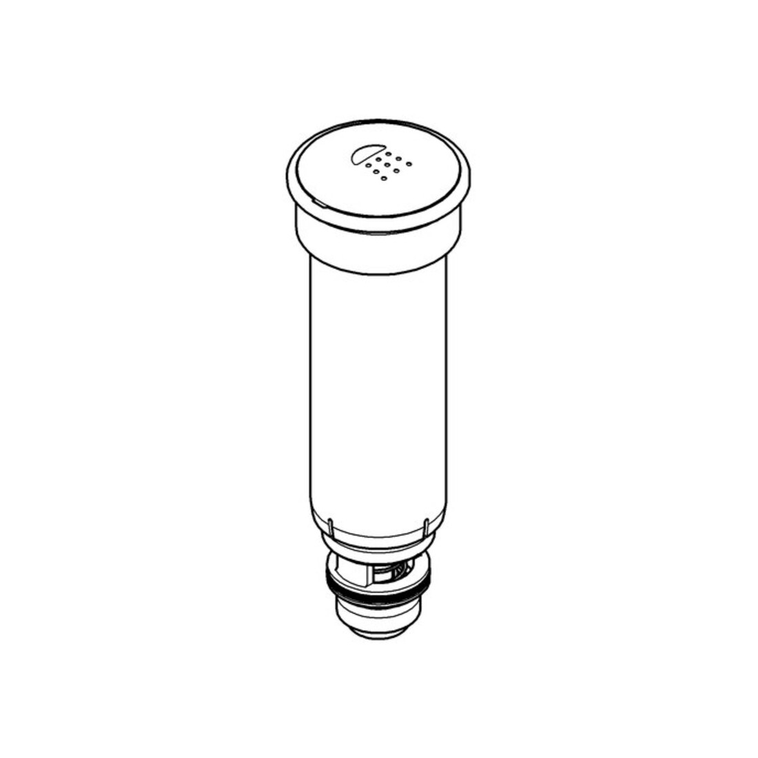 Grohe Bouton de commutation 46485 pour robinet baignoire 3 trous chromé