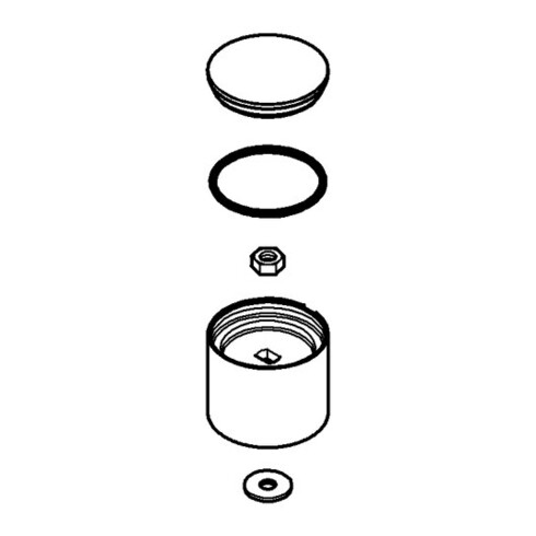 Grohe Bouton de commutation 46585 chrome