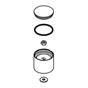 Grohe Bouton de commutation 46585 chrome-3