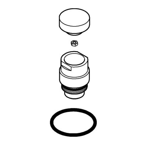 Grohe Bouton de commutation 48411 supersteel