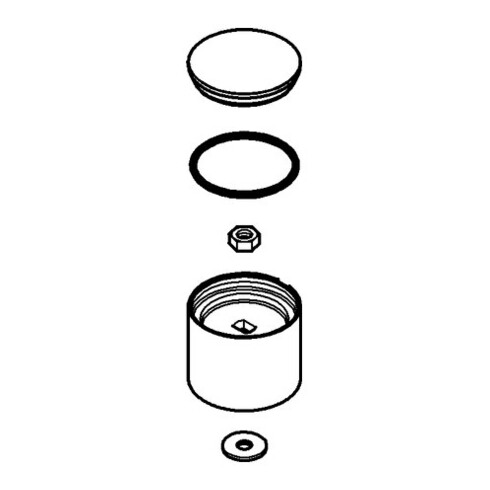 Grohe Bouton de sélection 46585 blanc lune