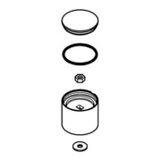 Grohe Bouton de sélection 46585 noir velours-3