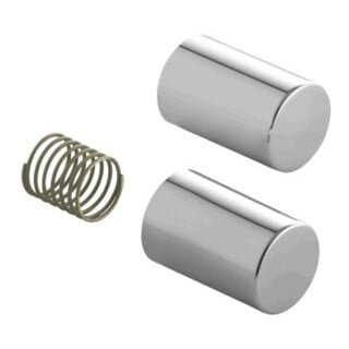 Grohe Bouton-poussoir et ressort 440017 pour Eichelberg UP-Umstellung 440018 chrome