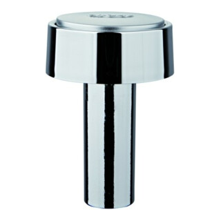Grohe Bouton-poussoir et rosace 37117 chrome mat/chrome