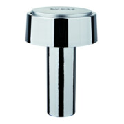 Grohe Bouton-poussoir et rosace 37117 chrome mat/chrome