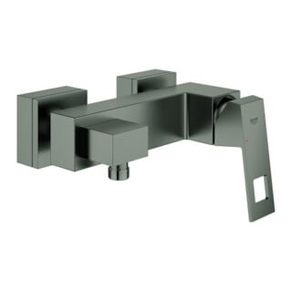 Grohe Brause-Einhebelmischer Eurocube hard graphite gebürstet, Wandmontage