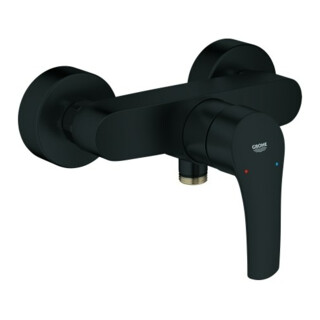 Grohe Brause-Einhebelmischer Eurosmart 1/2", Wandmontage, matt black