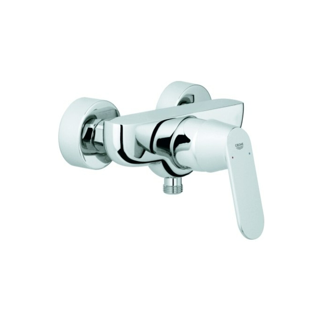 Grohe Brause-Einhebelmischer Eurosmart Cosmopolitan chrom, Wandmontage